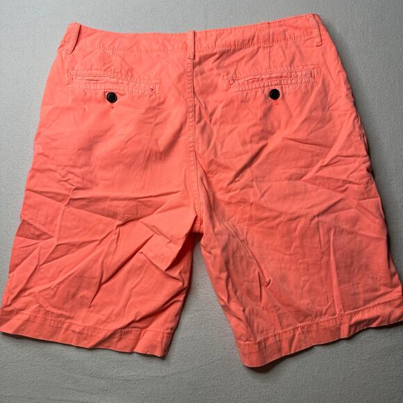 Arizona Jean Co. Mens Neon Orange Chino Shorts‎ Size 36 - Picture 8 of 9